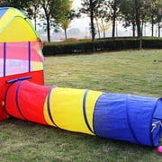 Mojoyce Tunnel Tents Indoor Kids Play House Tent Folding Outdoor Crawling Game Tent